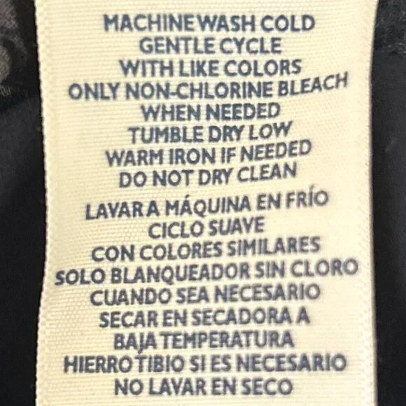 Joie SZL NWT Silky Navy Baltic Print smocked dress Dressy Office Boho Romantic - Picture 13 of 13